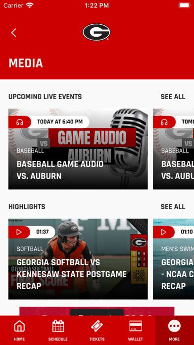 Georgia Bulldogs App screenshot #3