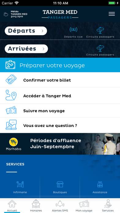 Port Tanger Med Passagers App screenshot #2