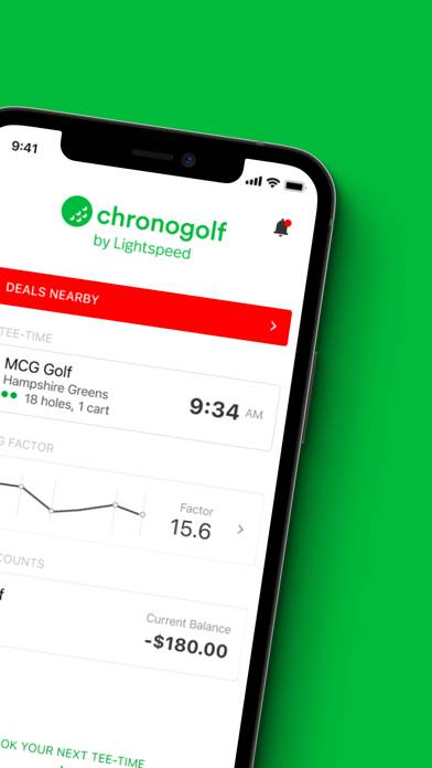 Chronogolf by Lightspeed App screenshot