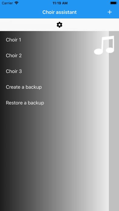 Choir Assistant App screenshot #1