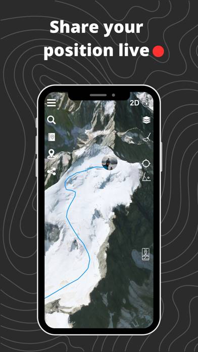 Relief Maps: Hike, Ski, Climb Schermata dell'app