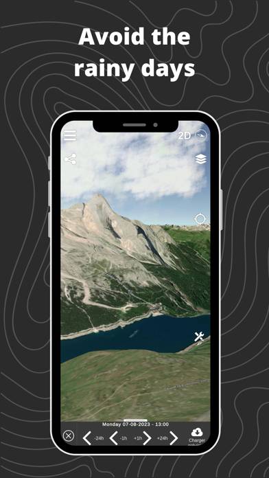 Relief Maps: Hike, Ski, Climb Schermata dell'app