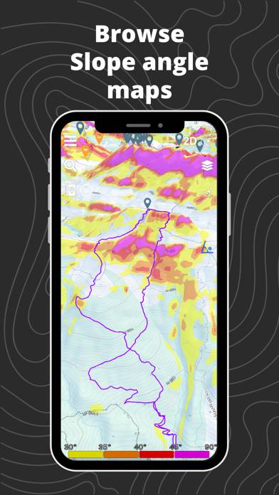 Relief Maps: Hike, Ski, Climb Schermata dell'app