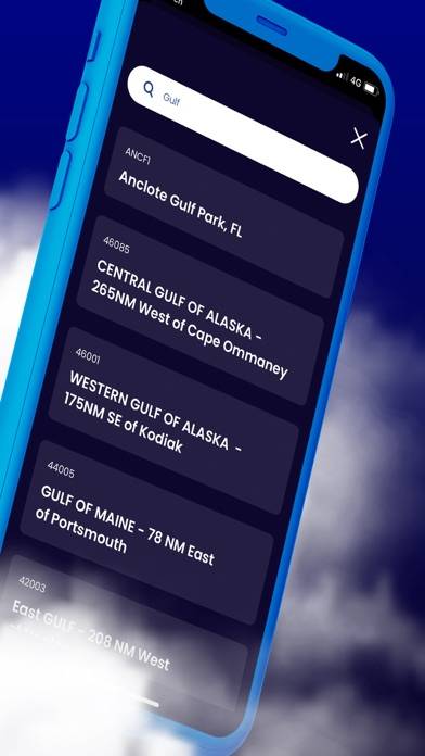 NOAA Marine Weather Pro App screenshot