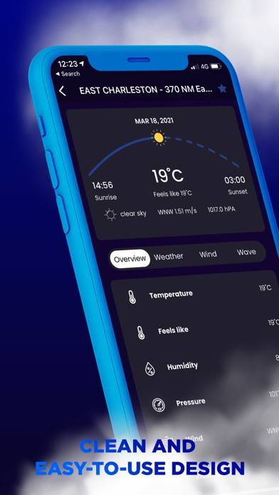 NOAA Marine Weather Pro App screenshot