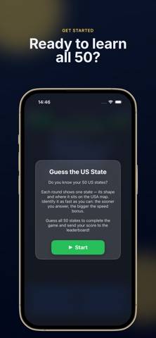 Guess the US State Kids game screenshot