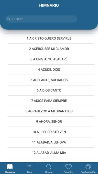 Himnario Lldm Inglés App screenshot #1