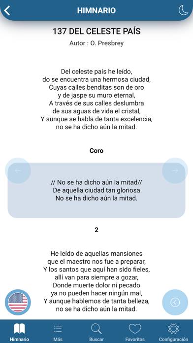 Himnario Lldm Inglés - Español captura de pantalla