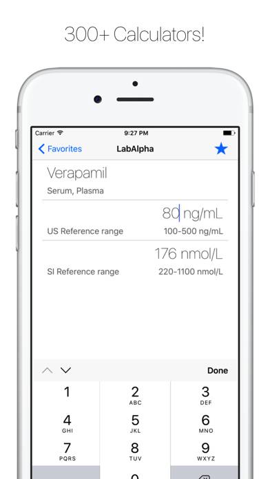 Lab Alpha: Medical Converter Capture d'écran de l'application #2