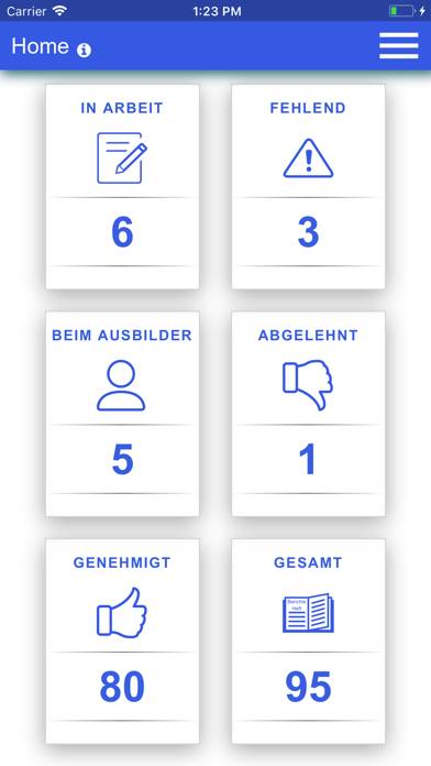 Azubiheft App screenshot