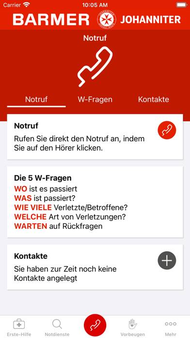 Kindernotfall-App App-Screenshot #3