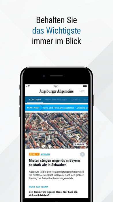 Augsburger Allgemeine News App-Screenshot #1