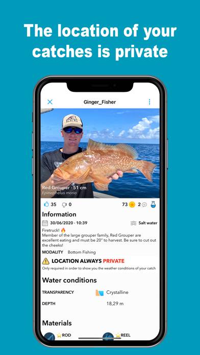 WeFish | Fishing Activity Captura de pantalla de la aplicación #3