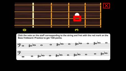 Reading Bass sheet music PRO App screenshot #5