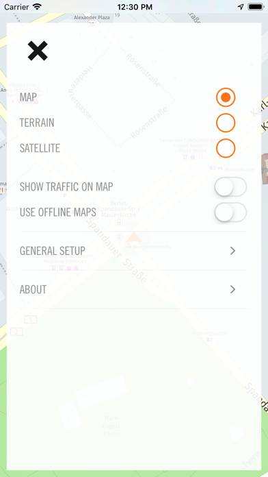 KTM MY RIDE Navigation Schermata dell'app #3