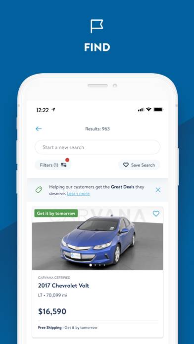 Carvana: Buy/Sell Used Cars App screenshot