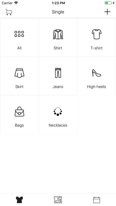 Wardrobe management Schermata dell'app #1