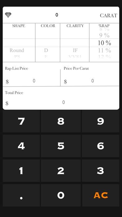 Diamond Price Calculate App screenshot #1