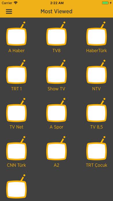 Canlı Türk TV Kanalları App screenshot #1