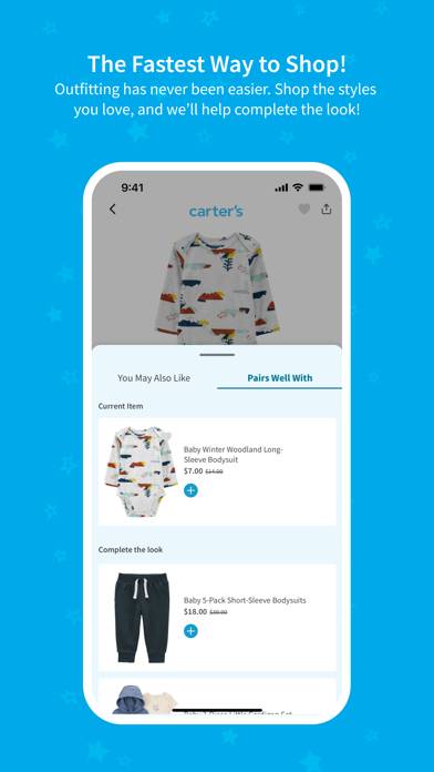 Carter's App screenshot