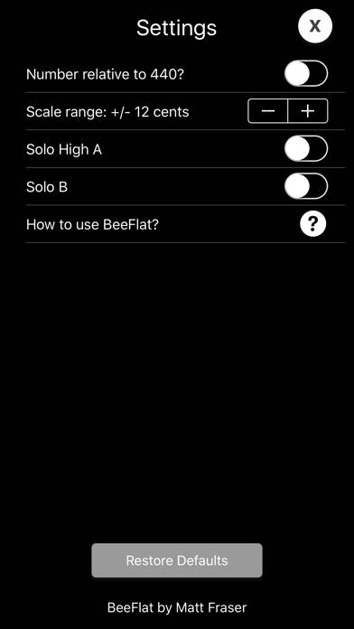 BeeFlat Bagpipe Tuner Capture d'écran de l'application #2