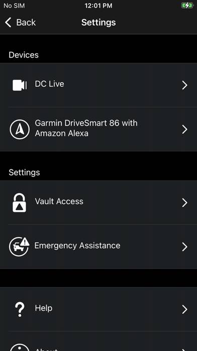 Garmin Drive™ Schermata dell'app #5