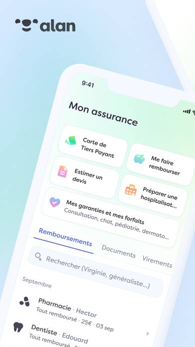 Alan France Assurance Santé App screenshot #1