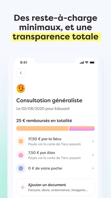 Alan France Assurance Santé App screenshot #3