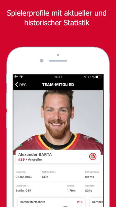 Deutsche Eishockey Liga App screenshot #4