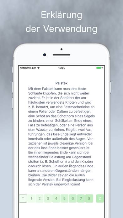 SBF Knoten App-Screenshot #2