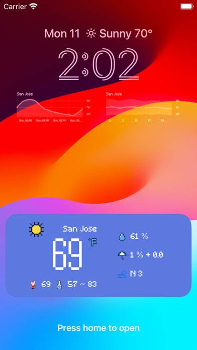 Pixel Weather Скриншот приложения #1