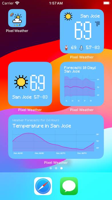 Pixel Weather Скриншот приложения #2