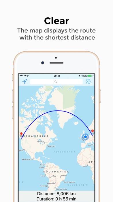 Flight Distance Calculator App screenshot #2