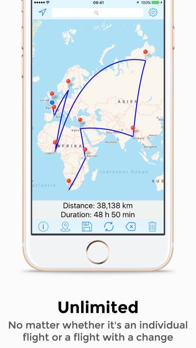 Flight Distance Calculator App screenshot #3