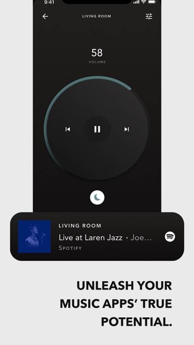 Devialet Capture d'écran de l'application