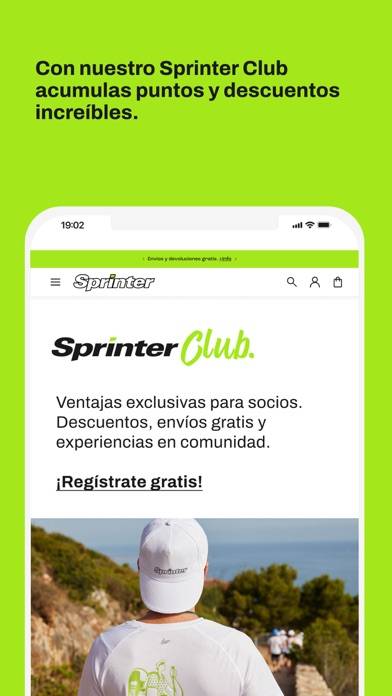Sprinter Captura de pantalla de la aplicación #1