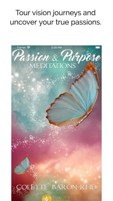 Passion & Purpose Meditations App screenshot #1