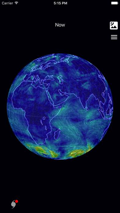 Wind Map: 3D Hurricane Tracker App skärmdump #1