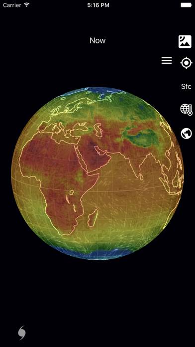 Wind Map: 3D Hurricane Tracker App skärmdump #4