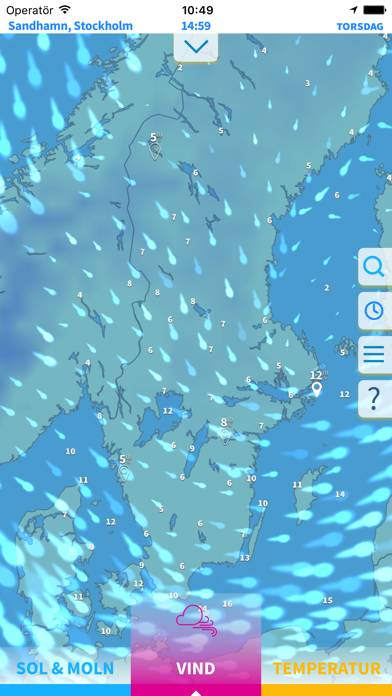 Solklart: med väder från SMHI App skärmdump