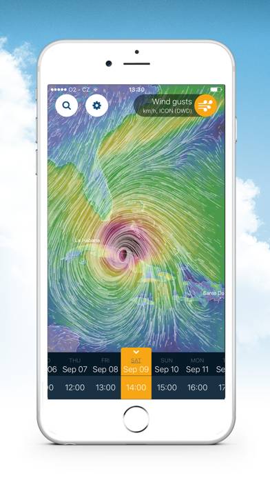 Ventusky: Weather Maps & Radar Скриншот приложения #1