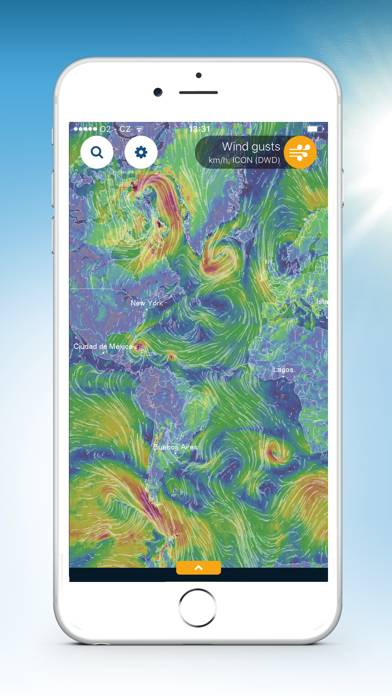 Ventusky: Weather Maps & Radar App skärmdump #6