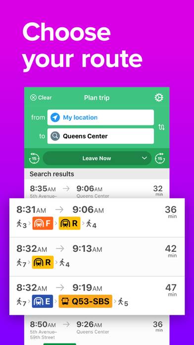 Momego: Bus & Train Tracker Captura de pantalla de la aplicación #1