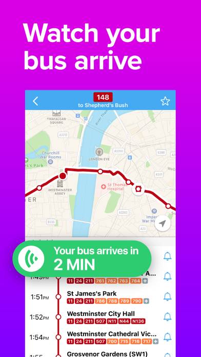 Momego: Bus & Train Tracker Captura de pantalla de la aplicación #2