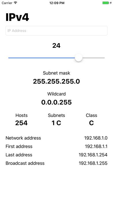 IP Subnet Calc Pro Captura de pantalla de la aplicación #1