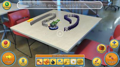 Domino World AR game screenshot