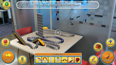 Domino World AR game screenshot