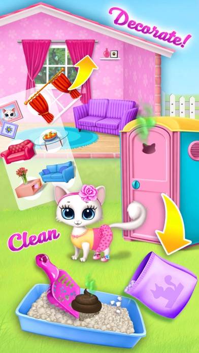 Kitty Meow Meow skärmdump av spelet