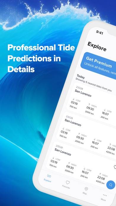 NOAA Tide Chart Pro App screenshot #2