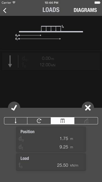 Shear & Moment Diagrams Captura de pantalla de la aplicación #3